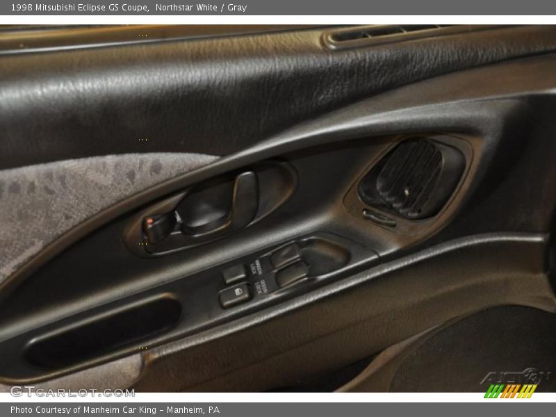 Northstar White / Gray 1998 Mitsubishi Eclipse GS Coupe
