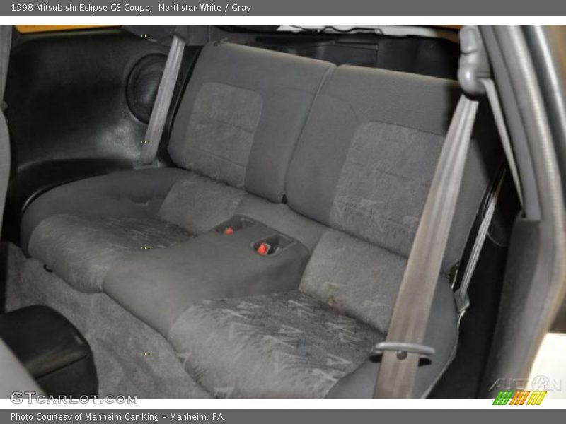 Northstar White / Gray 1998 Mitsubishi Eclipse GS Coupe