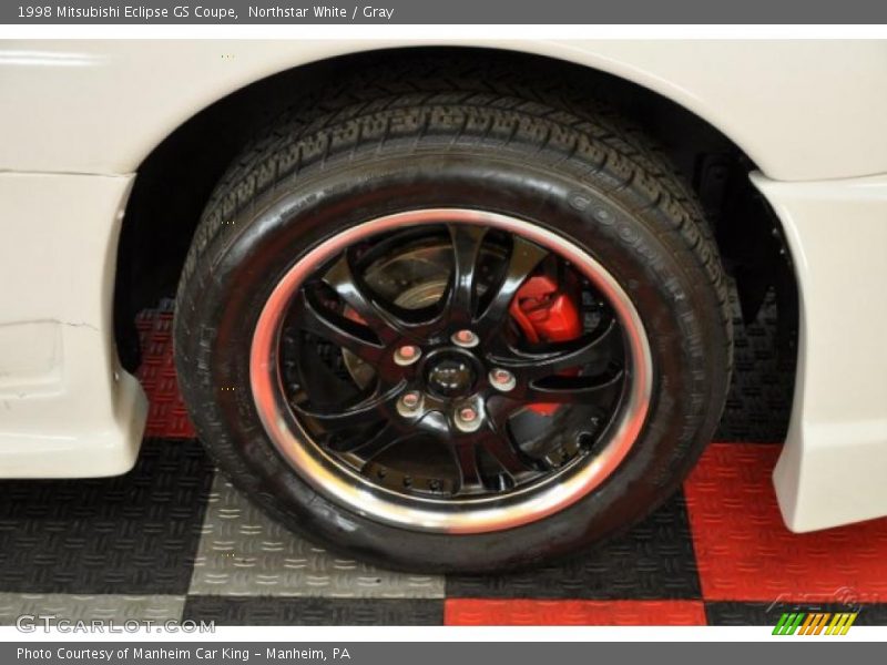 Northstar White / Gray 1998 Mitsubishi Eclipse GS Coupe
