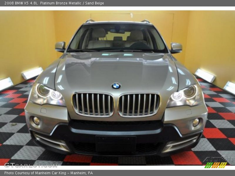 Platinum Bronze Metallic / Sand Beige 2008 BMW X5 4.8i