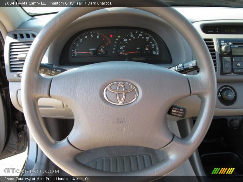 Phantom Gray Pearl / Dark Charcoal 2004 Toyota Camry LE