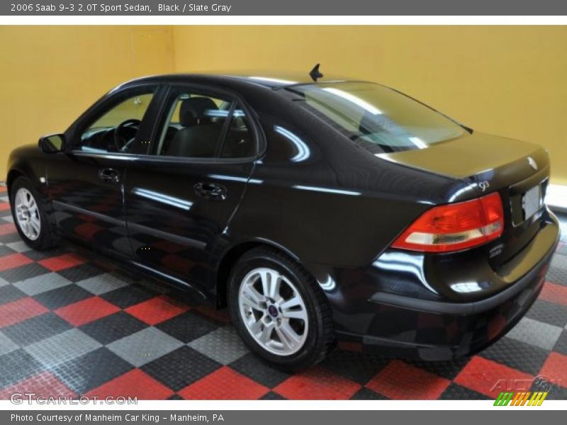 Black / Slate Gray 2006 Saab 9-3 2.0T Sport Sedan