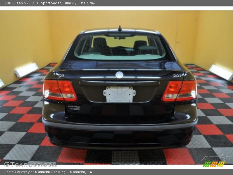 Black / Slate Gray 2006 Saab 9-3 2.0T Sport Sedan
