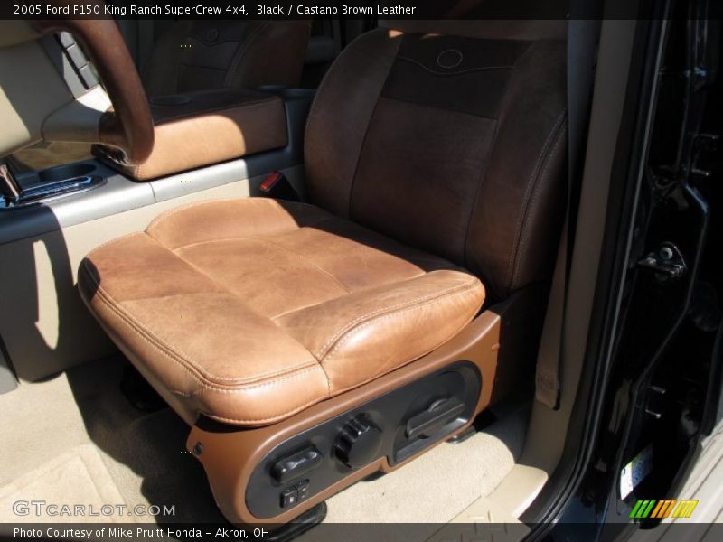 Black / Castano Brown Leather 2005 Ford F150 King Ranch SuperCrew 4x4