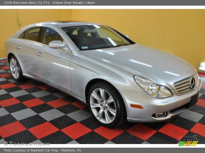 Iridium Silver Metallic / Black 2008 Mercedes-Benz CLS 550