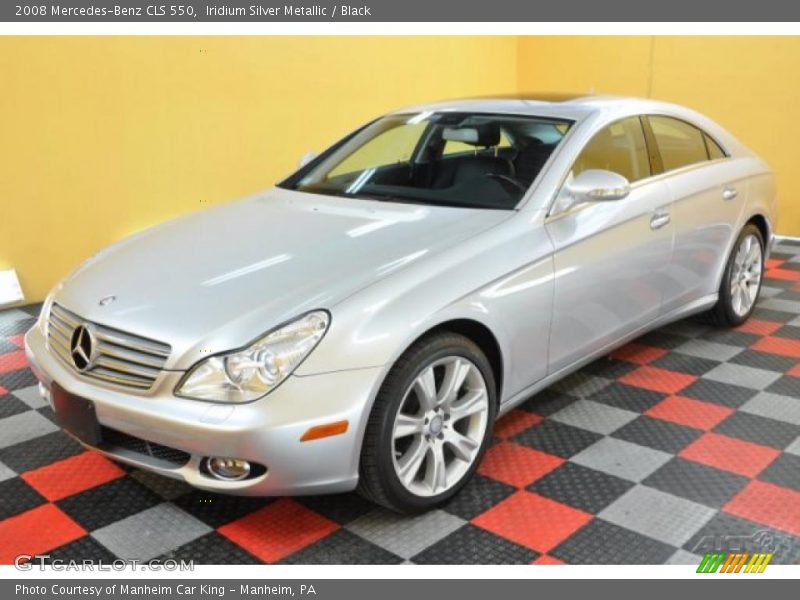 Iridium Silver Metallic / Black 2008 Mercedes-Benz CLS 550