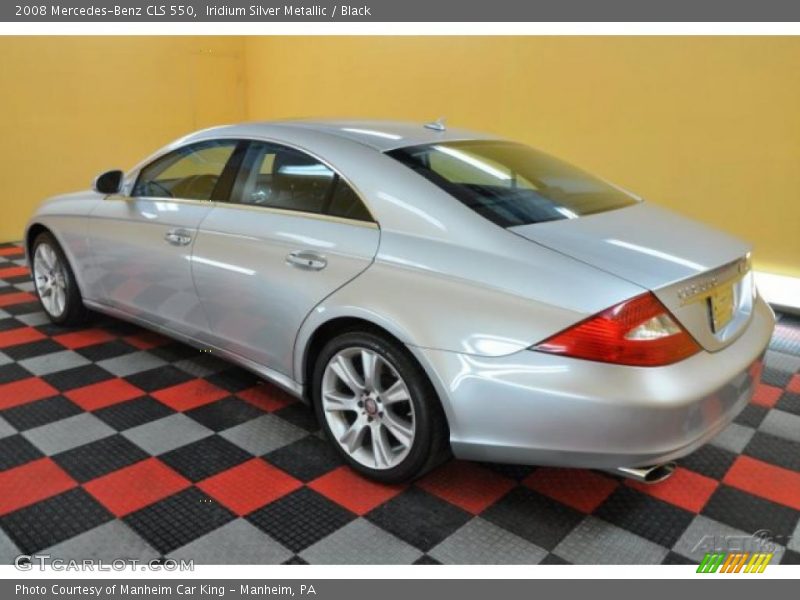 Iridium Silver Metallic / Black 2008 Mercedes-Benz CLS 550