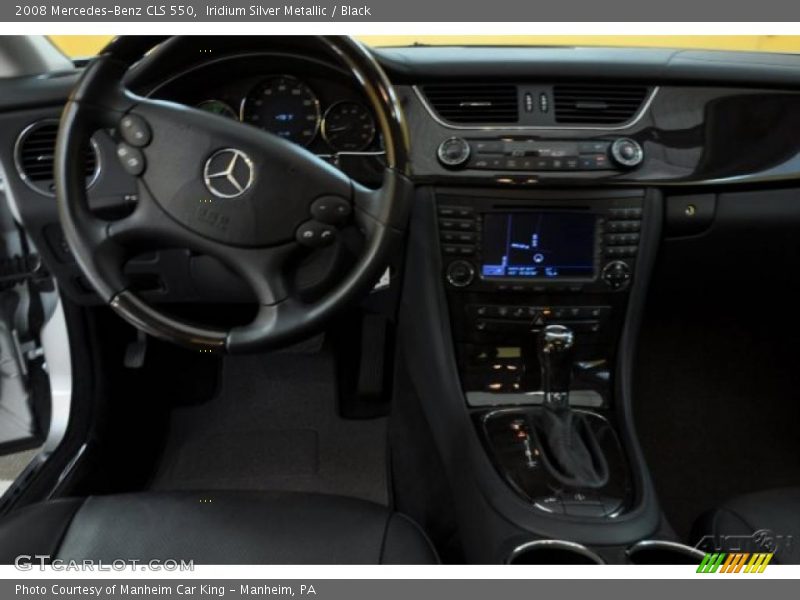 Iridium Silver Metallic / Black 2008 Mercedes-Benz CLS 550