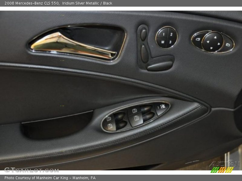 Iridium Silver Metallic / Black 2008 Mercedes-Benz CLS 550