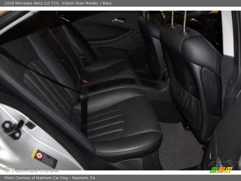 Iridium Silver Metallic / Black 2008 Mercedes-Benz CLS 550