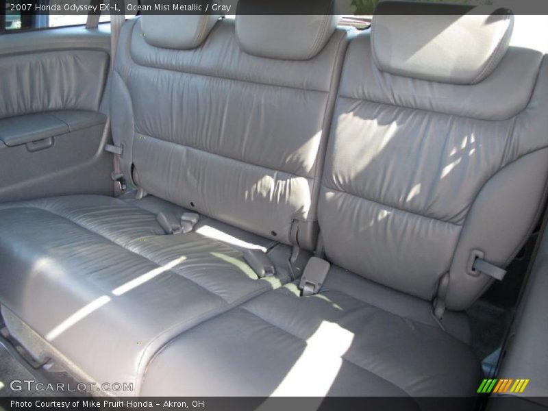 Ocean Mist Metallic / Gray 2007 Honda Odyssey EX-L