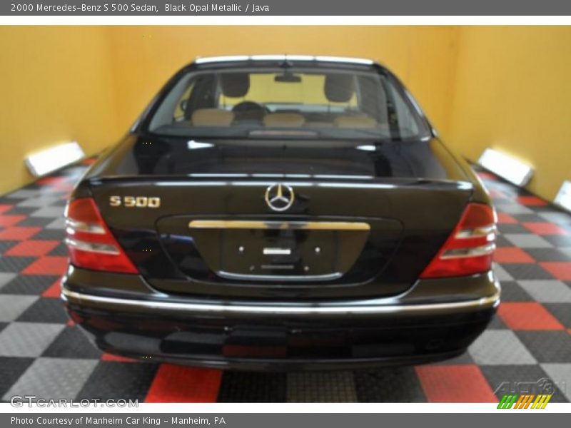 Black Opal Metallic / Java 2000 Mercedes-Benz S 500 Sedan