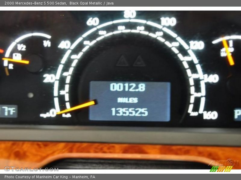 Black Opal Metallic / Java 2000 Mercedes-Benz S 500 Sedan