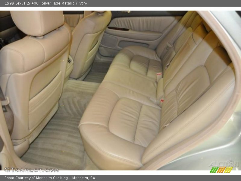 Silver Jade Metallic / Ivory 1999 Lexus LS 400