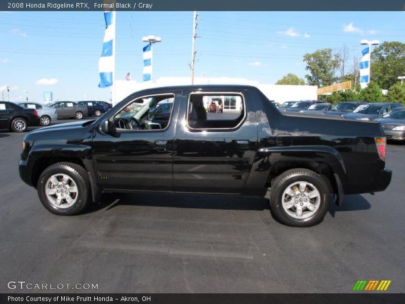 Formal Black / Gray 2008 Honda Ridgeline RTX