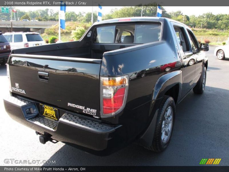 Formal Black / Gray 2008 Honda Ridgeline RTX