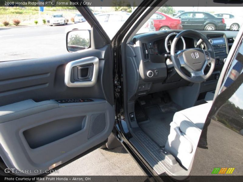 Formal Black / Gray 2008 Honda Ridgeline RTX