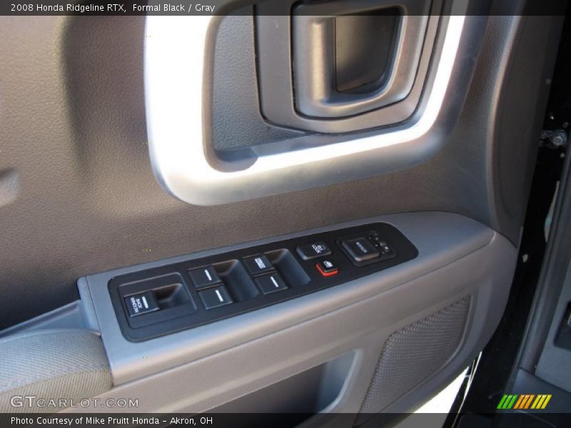 Formal Black / Gray 2008 Honda Ridgeline RTX