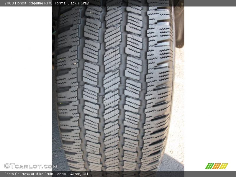 Formal Black / Gray 2008 Honda Ridgeline RTX