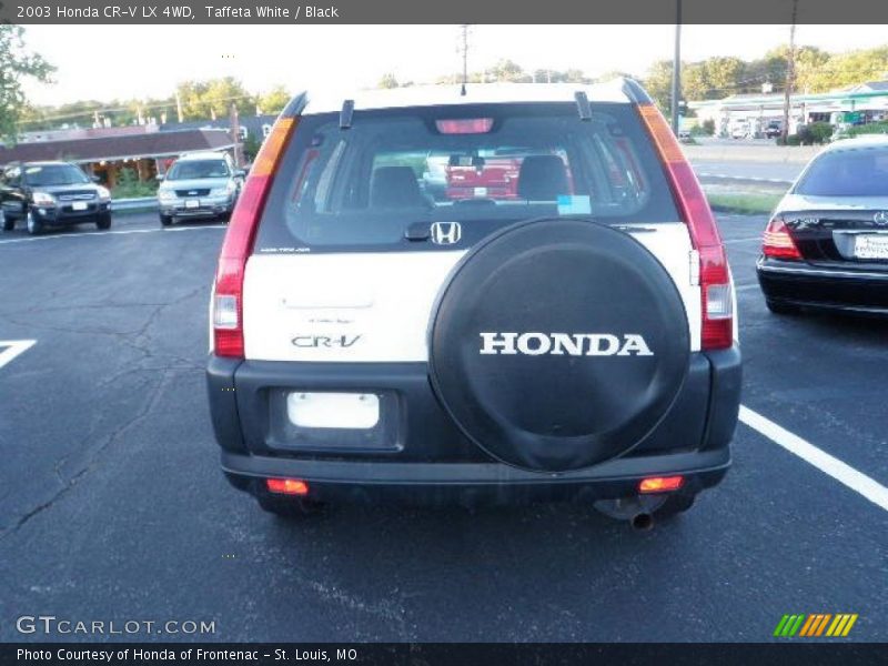 Taffeta White / Black 2003 Honda CR-V LX 4WD