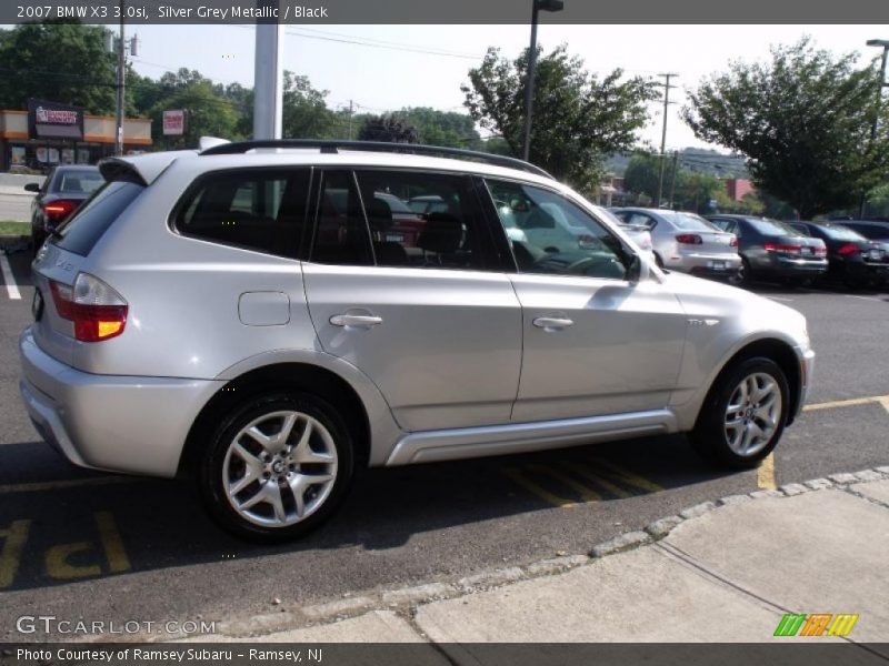 Silver Grey Metallic / Black 2007 BMW X3 3.0si