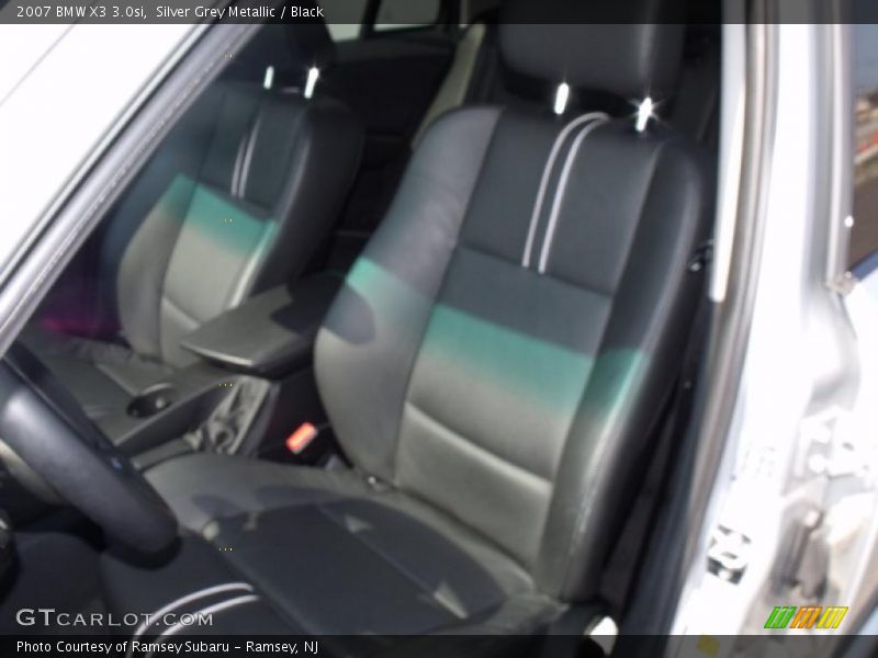 Silver Grey Metallic / Black 2007 BMW X3 3.0si