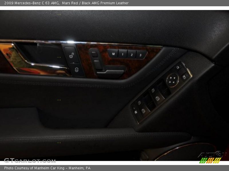 Mars Red / Black AMG Premium Leather 2009 Mercedes-Benz C 63 AMG