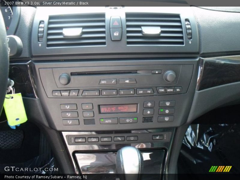 Silver Grey Metallic / Black 2007 BMW X3 3.0si