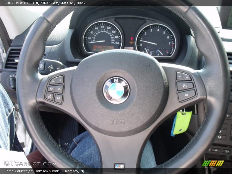Silver Grey Metallic / Black 2007 BMW X3 3.0si