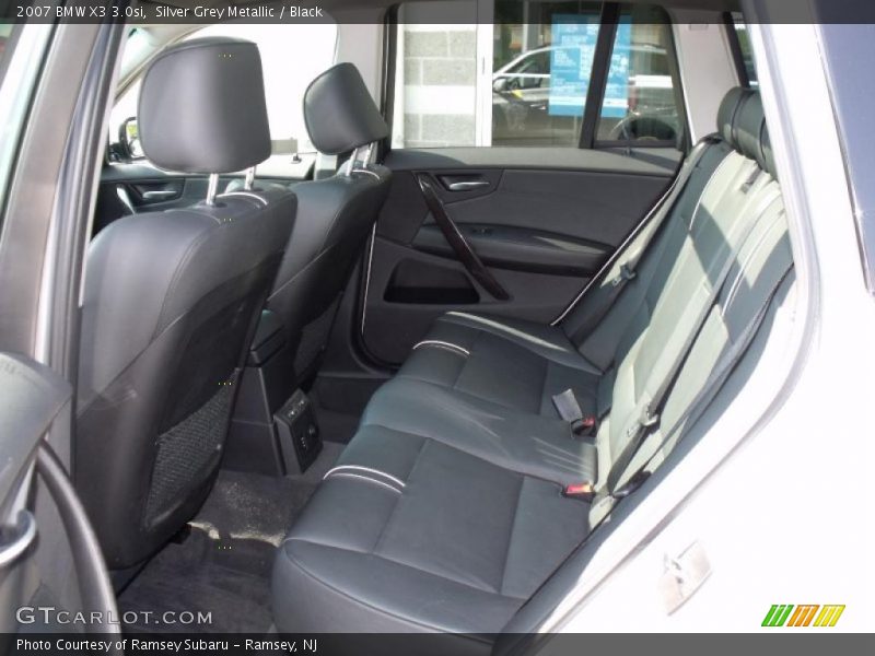 Silver Grey Metallic / Black 2007 BMW X3 3.0si