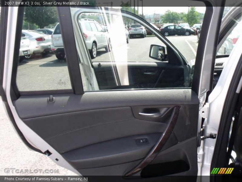 Silver Grey Metallic / Black 2007 BMW X3 3.0si