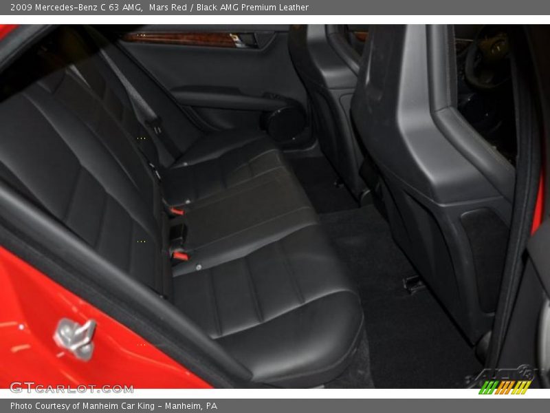 Mars Red / Black AMG Premium Leather 2009 Mercedes-Benz C 63 AMG