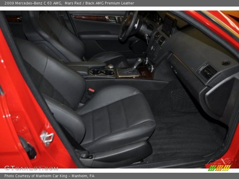 Mars Red / Black AMG Premium Leather 2009 Mercedes-Benz C 63 AMG