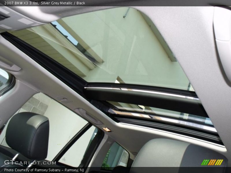 Silver Grey Metallic / Black 2007 BMW X3 3.0si