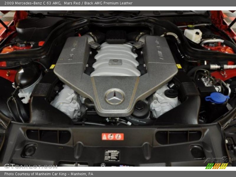 Mars Red / Black AMG Premium Leather 2009 Mercedes-Benz C 63 AMG