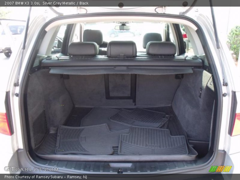 Silver Grey Metallic / Black 2007 BMW X3 3.0si