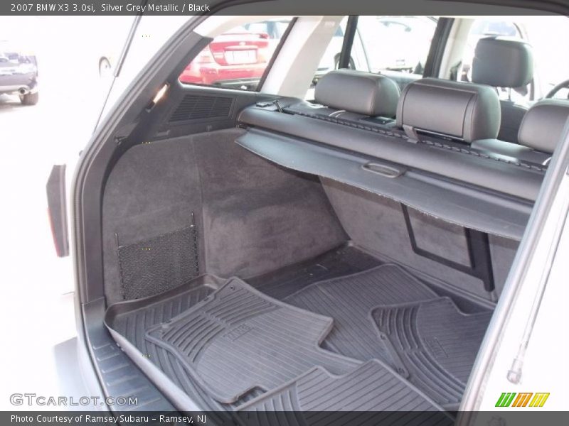 Silver Grey Metallic / Black 2007 BMW X3 3.0si