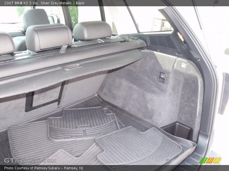 Silver Grey Metallic / Black 2007 BMW X3 3.0si