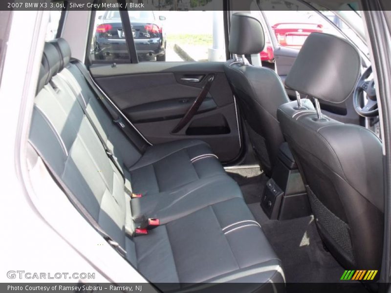 Silver Grey Metallic / Black 2007 BMW X3 3.0si
