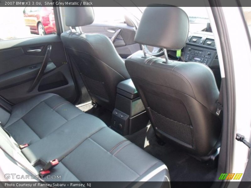 Silver Grey Metallic / Black 2007 BMW X3 3.0si