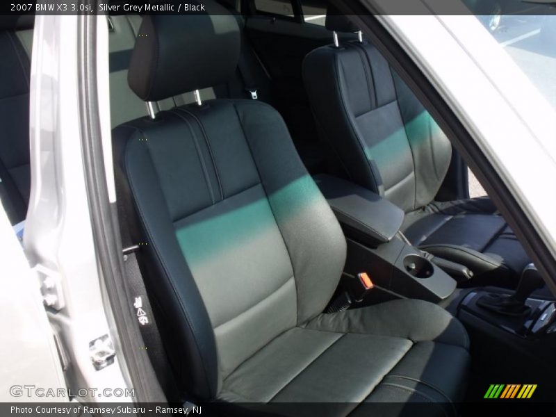 Silver Grey Metallic / Black 2007 BMW X3 3.0si