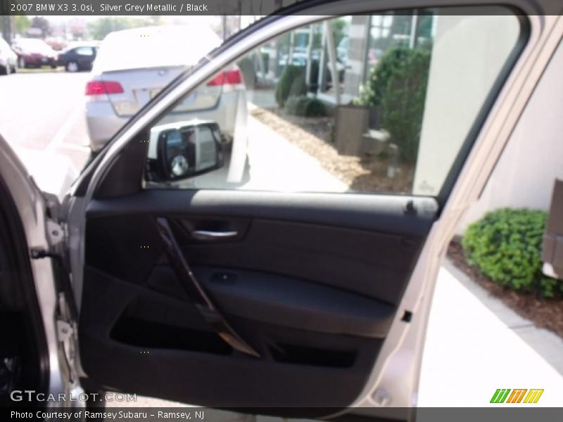 Silver Grey Metallic / Black 2007 BMW X3 3.0si