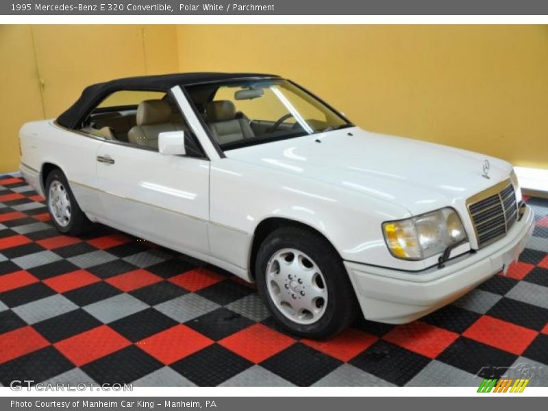 Polar White / Parchment 1995 Mercedes-Benz E 320 Convertible