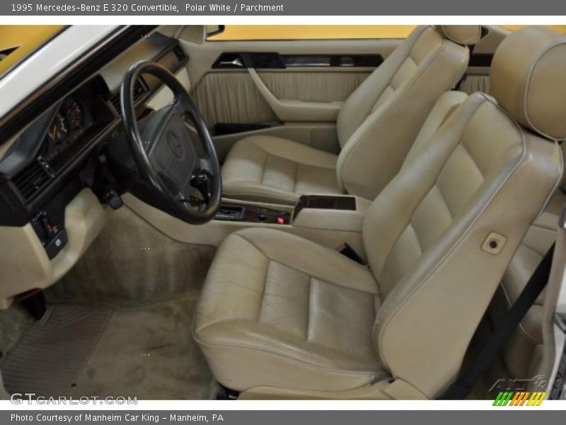 Polar White / Parchment 1995 Mercedes-Benz E 320 Convertible