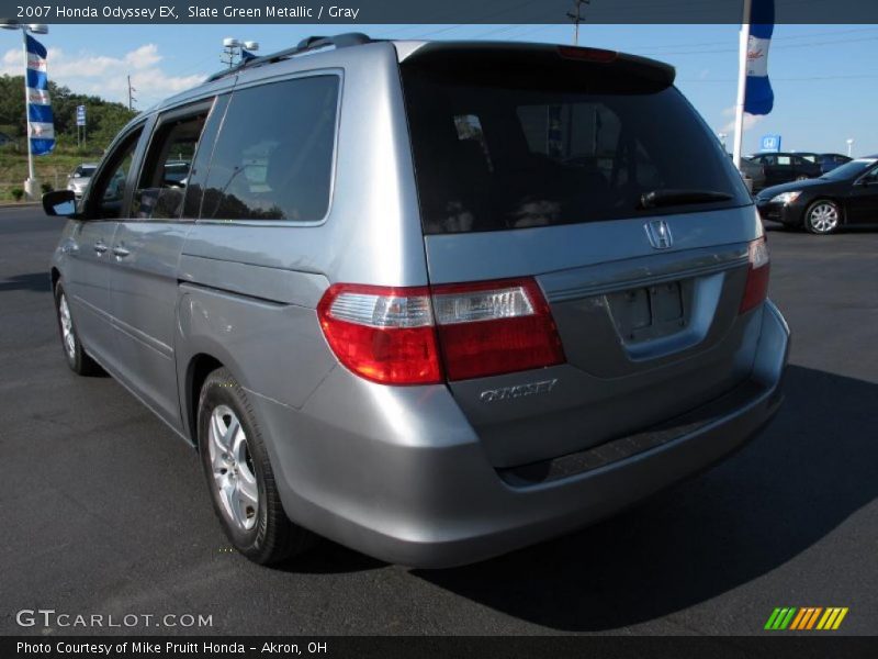 Slate Green Metallic / Gray 2007 Honda Odyssey EX