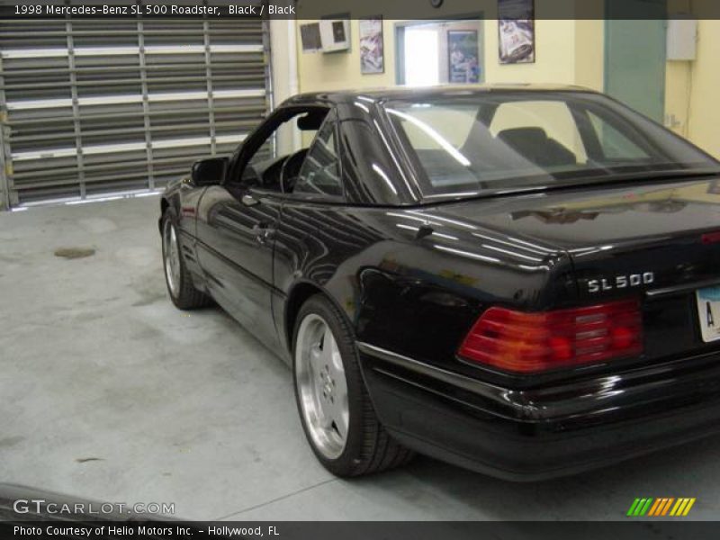 Black / Black 1998 Mercedes-Benz SL 500 Roadster