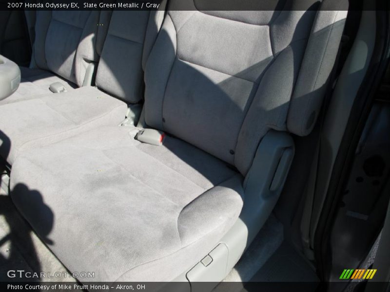 Slate Green Metallic / Gray 2007 Honda Odyssey EX