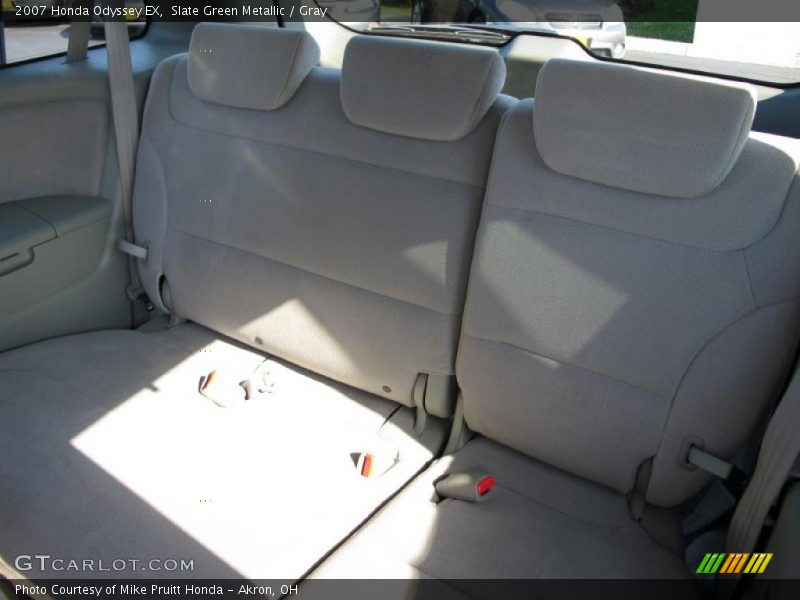 Slate Green Metallic / Gray 2007 Honda Odyssey EX