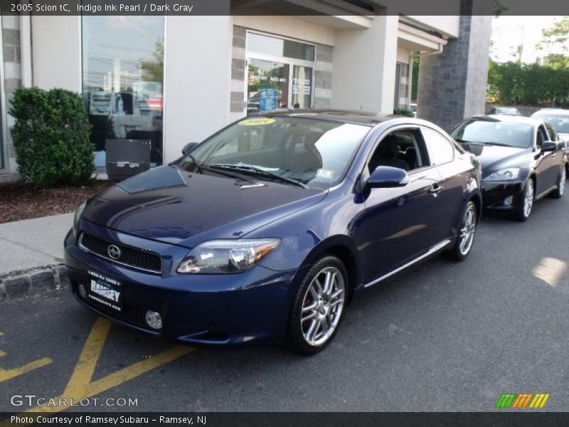 Indigo Ink Pearl / Dark Gray 2005 Scion tC