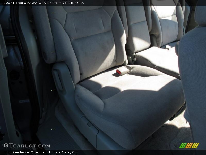 Slate Green Metallic / Gray 2007 Honda Odyssey EX